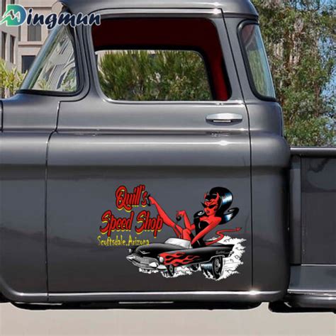 pin up girl decal.